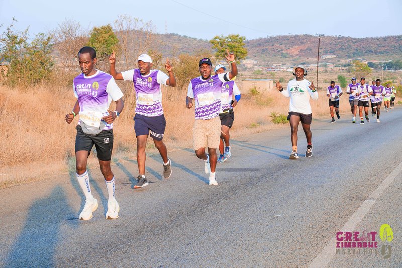 Runners on Course