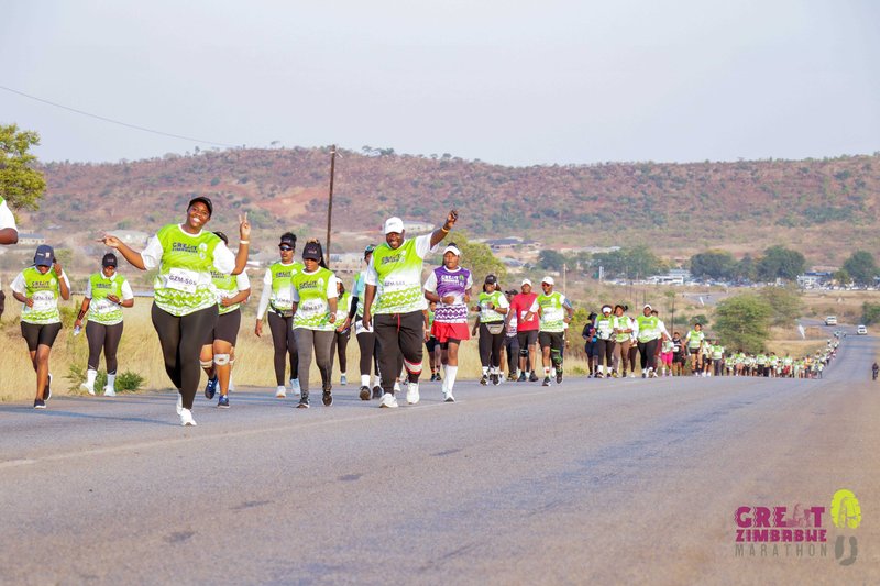 Runners Celebrating